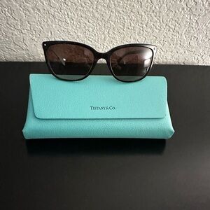 Tiffany & Co. Tortoise Sunglasses with  Case